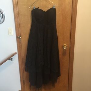 Beautiful high low black dress